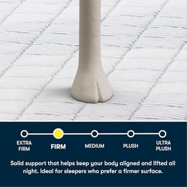 Serta Five Star Mattress Tranquility 12-Inch Firm– Queen– Zoned Support, Pressure Relief, Cooling– Bed-in-a-Box – Ideal for Back & Stomach Sleepers – 100 Night Trial, 10-Year Limited Warranty - Image 4