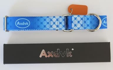 Axdvk Martingale Dog Collar Colorful Gradient Fashionable - Anti-Escape Soft Durable Pets Collar for Walking Training Outdoor Daily Use -Medium, Blue Ocean - Image 5