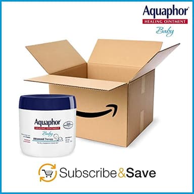 Aquaphor Baby Healing Ointment Advanced Therapy Skin Protectant for Chapped or Dry Skin, Drool Rash and Diaper Rash Ointment, 14 Oz Jar - Image 5
