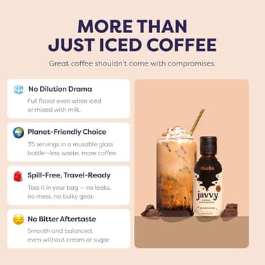 Coffee Concentrate - Cold Brew Coffee, Perfect for Hot or Iced Instant Coffees, Hot Drinks, Cold Brew Concentrate, 35 Servings - Mocha - Image 7