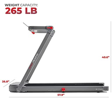 Sunny Health & Fitness HELIUS LITE Premium Dual Mode Walking/Running Treadmill with Advanced Brushless Technology & Exclusive SunnyFit App Enhanced Bluetooth Connectivity - Image 6