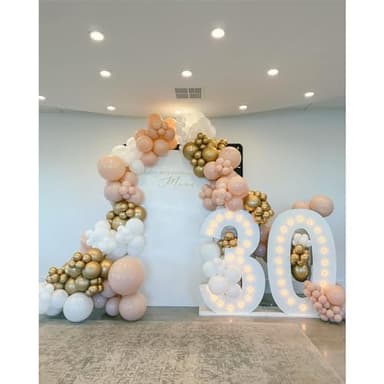 NISOCY Nude Balloon Arch Kit, 102PCS 18In 12In 10In 5In Skin Color Balloon Garland Different Sizes for Birthday, Engagement, Wedding, Baby Shower Theme Celebration Decoration - Image 3