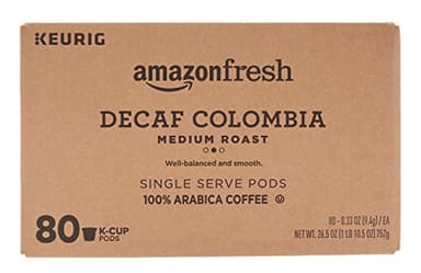 AmazonFresh 80 Ct. K-Cups, Decaf Colombia Medium Roast, Keurig K-Cup Brewer Compatible - Image 3