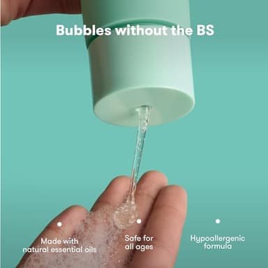 Frida Baby Eucalyptus Vapor Baby & Kids Bubble Bath + Body Wash, Toddler & Baby Body Wash, Dermatologically Tested, Tear-Free, Hypoallergenic, Safe for Skin, Super Sudsy, 10oz - Image 5