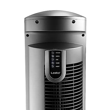 Lasko Oscillating Tower Fan with Remote, Quiet Floor Fans for Bedroom, 42", Silver T42951 - Image 11