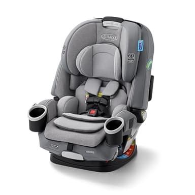 Graco 4Ever DLX 4-in-1 Car Seat, Charlie | Infant to Toddler Car Seat, with 10 Years of Use | Rear-Facing, Forward-Facing and Booster Modes | Safe, Comfortable and Convenient - Image 1