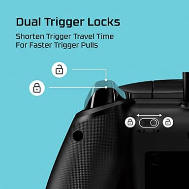 HyperX Clutch Gladiate – Wired Controller for Xbox One, Xbox Series X|S, PC, Officially Licensed by Xbox, Dual Trigger Locks, Programmable Buttons, Dual Rumble Motors - Image 3