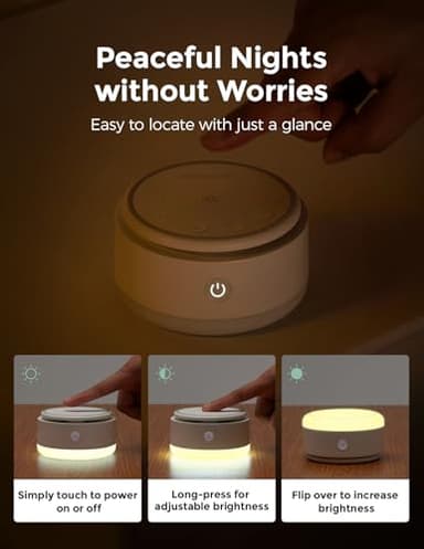 Momcozy Sound Machine for Baby-20 Soothing Sounds & Touch Warm Light Portable White Noise for Kids & Adults for Sleeping Timer and Memory | Ideal Travel Companion & Nursery Must-Have - Image 5