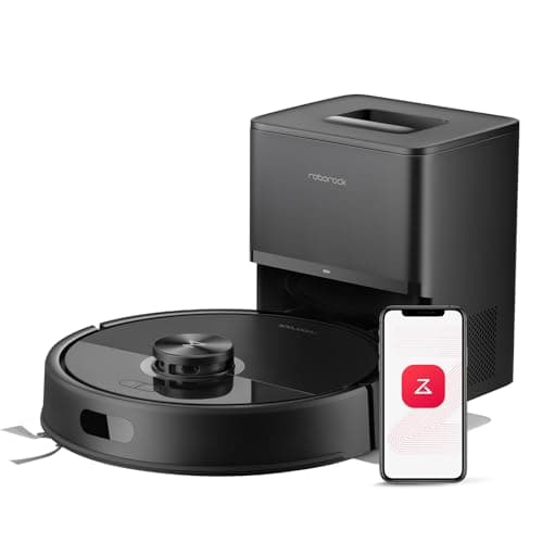 roborock Q7 M5+ Robot Vacuum and Mop, Upgraded from Q5 Max+, 7 Weeks Self-Emptying, 10000Pa Suction, Dual Anti-Tangle System, for Pet Hair & Carpet, PreciSense LiDAR Navigation, App Control, Black - Image 1