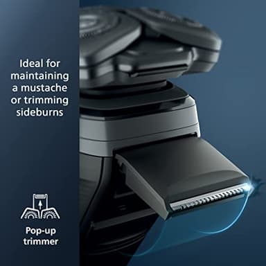 Philips Norelco Shaver 5400, Rechargeable Wet & Dry Shaver with Pop-Up Trimmer, S5880/81 - Image 3