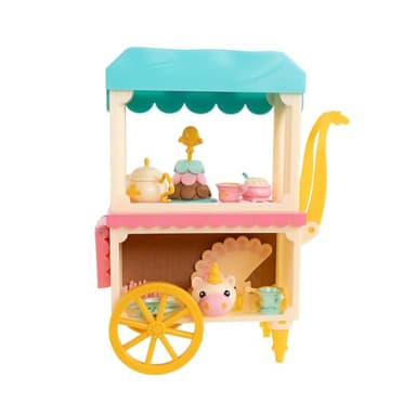 Wild Manes Horse Toys Cherie’s Tea and Treats Cart Playset with Cherie Horse Doll Figure, Includes Brush and Play Accessories - Image 8