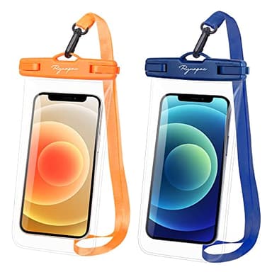 Rynapac Waterproof Phone Pouch Bag - 7.5in Water Proof Cell Phone Case for Beach Travel Must Haves, IPX8 Dry Bag with Lanyard for iPhone 16 15 Pro Max Galaxy S25 S24 Ultra, Cruise Ship Essentials 2025 - Image 1