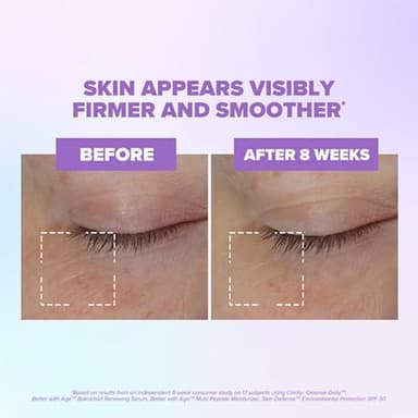 ClarityRx Better With Age Multi-Peptide Anti-Aging Facial Moisturizer, Natural Lifting & Tightening Face Cream, Plant Based, Cruelty Free, Paraben Free (1.7 oz) - Image 5