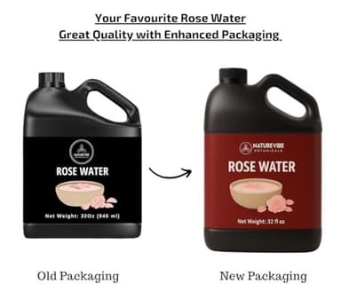 Naturevibe Botanicals Rose Water Hydrosol 946ml | 100% Pure and Natural | Great for Skin Care and Hair Care - Image 2