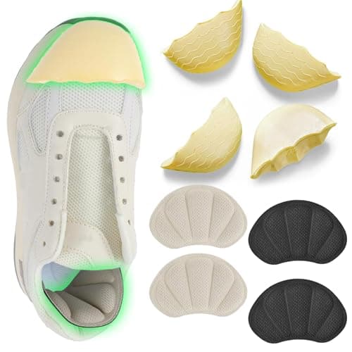 Qivievsa 8Pcs-Shoe Filler&Heel Pad Set for Too Big Shoes Too Big Inserts for Women and Men,for Heel,Sneaker, Boots,Pain Relief and Comfort - Image 1