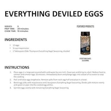 Olde Thompson Everything Bagel Seasoning, Spice and Seasoning Blend, 7.5 Ounce - Image 4