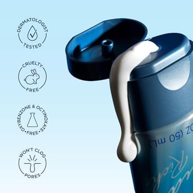 Bioré UV Aqua Rich Daily Hydrating Facial Moisturizer with SPF 50 | Oil Free Sunscreen & Primer for Makeup with Hyaluronic Acid, No White Cast, Non-Comedogenic, For Sensitive Skin, PA++++, 1.7 Oz - Image 6