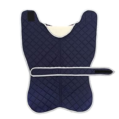 Warm Thermal Quilted Greyhound Coat with Harness Hole, Dog Winter Coat with Warm Fleece Lining, Outdoor Dog Apparel for Medium, Large Dog -Blue-XS - Image 3