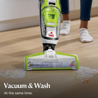 BISSELL Crosswave Turbo Vacuum Mop All in One Wet and Dry Vac Combo Hard Floor & Area Rug Cleaner, 3888A - Image 2