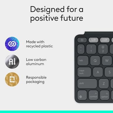Logitech Keys-to-GO 2 Portable Wireless iPad Keyboard with Built-in Cover, Slim and Compact Bluetooth Keyboard for iPad, iPhone, Mac, and Apple TV, Easily Switch with Devices - Graphite - Image 7
