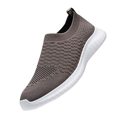 TIOSEBON Women's Walking Shoes Lightweight Breathable Yoga Travel Sneakers 6.5 US Brown - Image 2