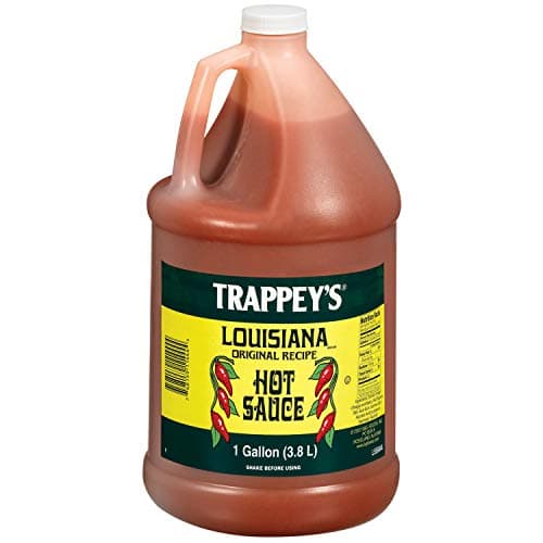 Trappey's Louisiana Hot Sauce, 1 Gallon (Pack of 4)