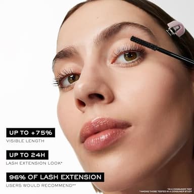 Lancôme Lash Idôle Flutter Extension Lash-Lengthening Mascara - Black Mascara for Instant Lash Extension Look - Clump & Flake Resistant Up To 24H Wear - Black - Image 5