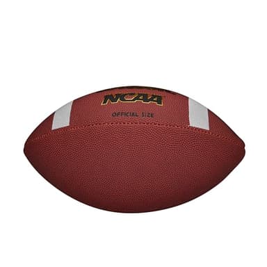 Wilson NCAA Composite Football - PeeWee Size, Brown - Image 8