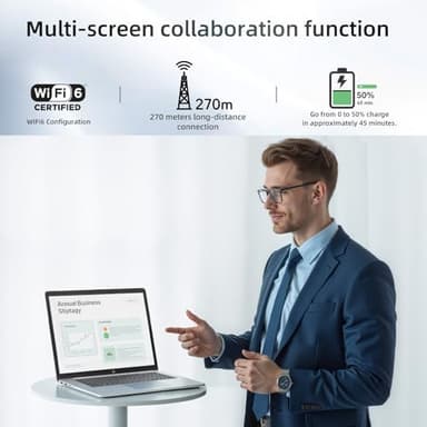 HP 17.3 HD+ Laptop Computer for Student & Business, Intel 8-Core Processor, 32GB RAM, 1TB SSD, WiFi 6, Bluetooth 5.3, HDMI, Type-C, Silver, Windows 11 Pro - Image 8