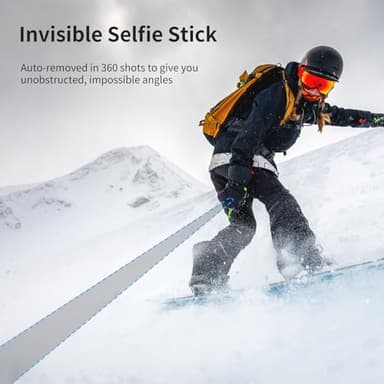 59in Invisible Selfie Stick Tripod for Insta360 X5/X4/X3/ONE X2/GO 3s/DJI Osmo 360, ULANZI TT52 Extension Pole Adjustable Waterproof Handle Grip for GoPro, DJI Osmo Pocket 3 Action 5 Pro/4 - Image 3
