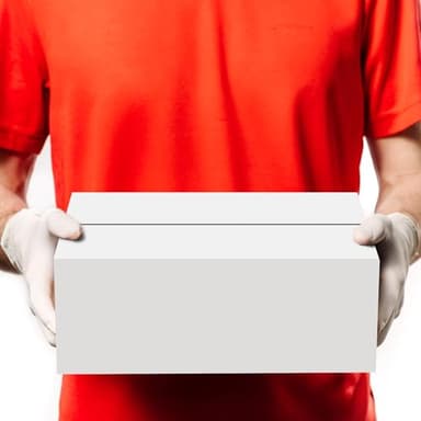 Hoikwo 8x6x5 Shipping Boxes Set of 25, White Corrugated Cardboard Box for Small Business for Packaging Mailing - Image 4