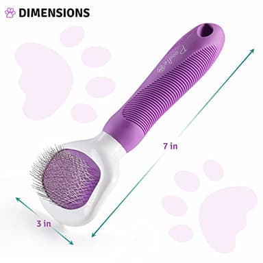 Poodle Pet Slicker Brush - For Dogs, Cats, Rabbits - Matted/Loose Fur, Knots - Suitable for Doodle/Goldendoodle Grooming and Shredding Short/Long Hair - Image 3