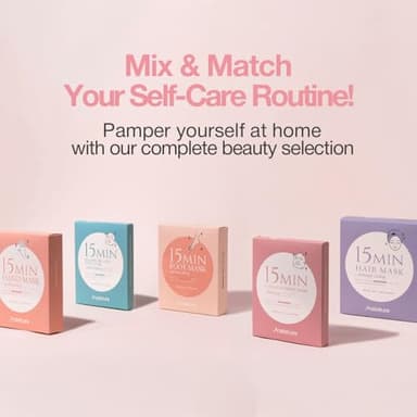 15 Min Pamper Me Kit by Naisture – Korean Spa and Skincare Kit for Women with Hair Mask, Hand and Foot Masks, Eye Mask, and Face Masks - Image 9