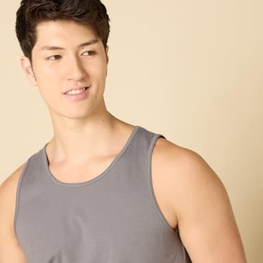 Amazon Essentials Slim-Fit Men's Tank, Grey, Large - Casual Wear - Image 4