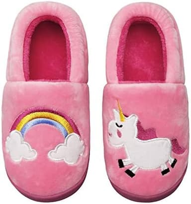 Centipede Demon Plush Warm Slippers for Girls Boys Kids Toddlers Winter Fur Lined Indoor House Home Shoes - Image 5