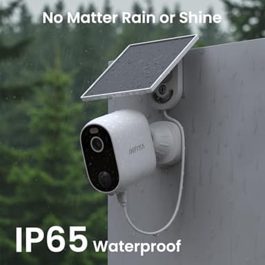 INFIYA Security Cameras Wireless Outdoor-Solar&Battery Powered 2K 2.4G Cameras for Home Security, Instant Alert, AI Human Detection, Color Night Vision, 2-Way Talk, SD Storage, Work with Alexa, Z1 4P - Image 9