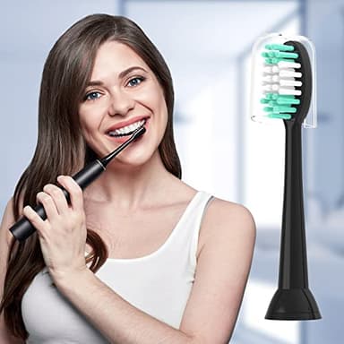 Everystep Replacement Toothbrush Heads 10 Pack for AquaSonic Black Series for Vibe Series Black Series pro, and for Duo Series pro Electric Toothbrush,Balck - Image 7