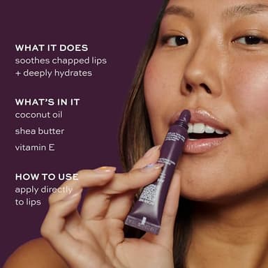 ITK Nourishing Lip Balm - Hydrate Dry, Chapped Lips with Shea Butter + Coconut Oil + Vitamin E - Moisturizes + Soothes Chapped Lips - Glossy, Fragrance Free, Clear, 0.2 Oz - Image 4