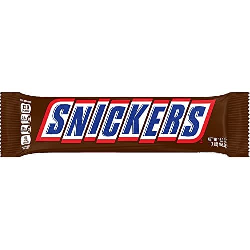 SNICKERS Chocolate Easter Candy Bar, Giant Size, 16 oz Bar - Image 1
