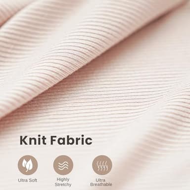 Konssy Knit Nursing Cover for Breastfeeding, 360 Full Privacy Breathable Breastfeeding Cover, Multi-use Carseat Canopy(Clay) - Image 6