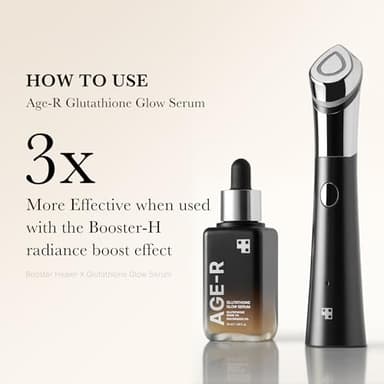 Medicube AGE-R Glutathione Glow Serum - Antioxidant & Elasticity Care Serum for 24Hr Pure Radiance, Korean Glass Glow Skin, Daily Use for Youthful Skin, Korean Skincare - Image 5