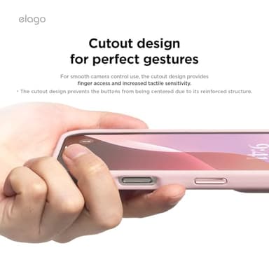 elago Magnetic Silicone Case Compatible with iPhone 16 Pro Max Case 6.9 Inch Compatible with All MagSafe Accessories - Built-in Magnets, Soft Grip Silicone, Shockproof [Lovely Pink] - Image 7