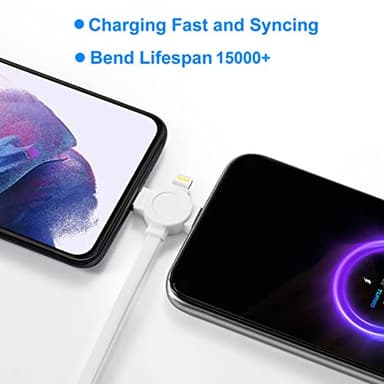 3 in 1 Retractable Multi Charging Cable, 2Pack Multi Fast Charging Cord Retractable Charger Data Sync Cable with iPhone/Type-C/Micro USB Ports for Cell Phones, iPhone Series, Galaxy Series,PS,Tablets - Image 2