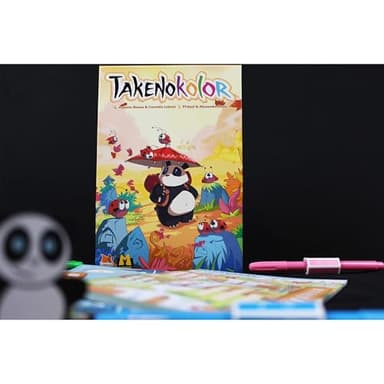 Takenokolor Board Game - Engage in Colorful Gardening Fun with Bamboo Groves! Fun Family Strategy Game for Kids & Adults, Ages 6+, 2-4 Players, 20 Minute Playtime, Made by Matagot - Image 2