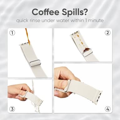 8 Pack Stretchy Solo Loop Band Compatible with Apple Watch Bands for Women Men 40mm 38mm 41mm 42mm 44mm 45mm 46mm 49mm, Nylon Braided Strap for iWatch Series 11 10 9 8 7 6 SE 5 4 3 Ultra 3 Ultra 2 - Image 2