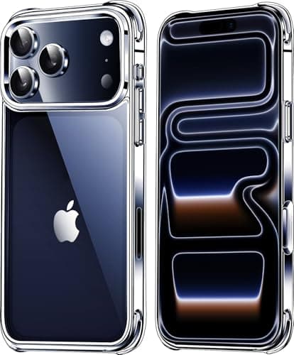 Mkeke for iPhone 17 Pro Max Case Clear, [Not Yellowing] [Military-Grade Drop Protection] Protective Clear for Apple 17 Pro Max Case with Shockproof Bumper 2025 - Image 1