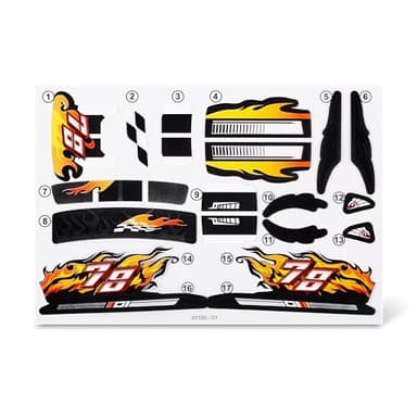 Metal Machines Speed Heroes (Red) by Zuru, 20+ Surprises, Build your own Car, Two Bodies, Lights & Sounds, Slime - Image 8