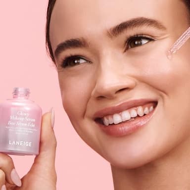 LANEIGE Glowy Makeup Serum: Hydrating Primer and Face Serum for Dewy Skin, Long-Lasting Makeup, & a Radiant Finish - Image 3
