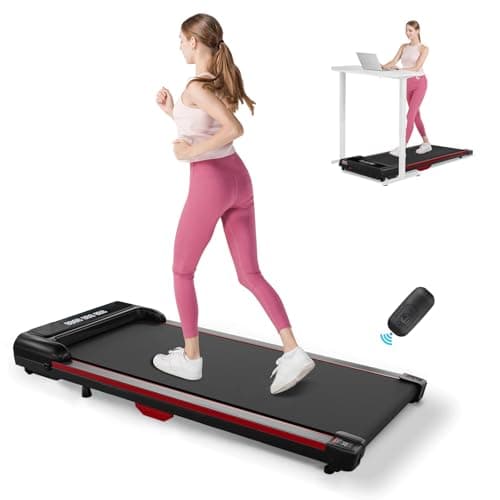 GORISE Walking Pad, Under Desk Treadmills for Home, Walking Pad, Treadmills for Home Foldable,Remote Control, LED Display, 3 in 1 Portable Walking Treadmill, 300 Lbs Capacity - Image 1