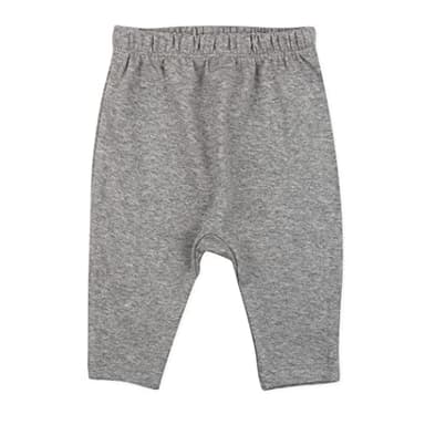 HonestBaby unisex baby Cuff-less Multi-pack Honest Organic Cotton Cuff Less Harem Pants Multi Pack 3 Pack Gray Ombre 0 Months, Ombre,gray, 0-3 Months US - Image 3